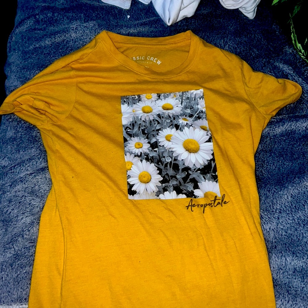 Yellow sunflower tee shirt
